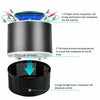 USB-Powered Mosquito Killer Lamp diagram showing UV light attraction and mosquito trapping mechanism.
