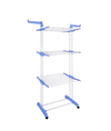 Foldable 3-Tier Clothes Rack Outdoor Indoor Airer with three drying levels for efficient garment drying.