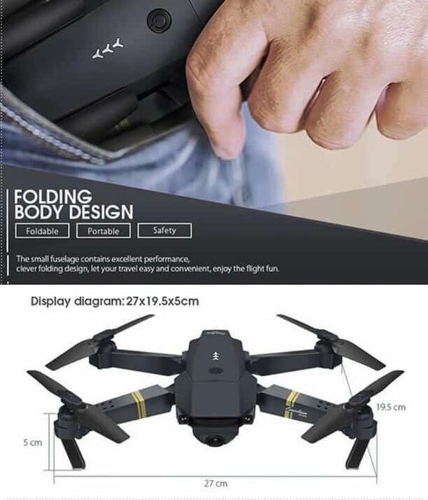 Perfect Dealz Dual Camera Micro Foldable Drone