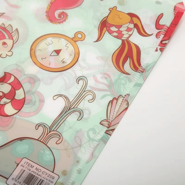 Pack of 12 A4 Cartoon Marine Fish File Folder image 3