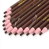 Soft Coloured Cosmetic Art Eyebrow Pencil in various shades lined up on a surface, showcasing the unique design and colors.