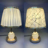 White Shade Table Lamp with Base image 0