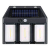 Perfect Dealz 3 LED Outdoor Solar Induction Warm Light Wall Lamp