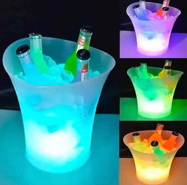 Perfect Dealz 5L Ice Bucket Wireless Bluetooth Multicolor LED Rechargeable Party Speaker