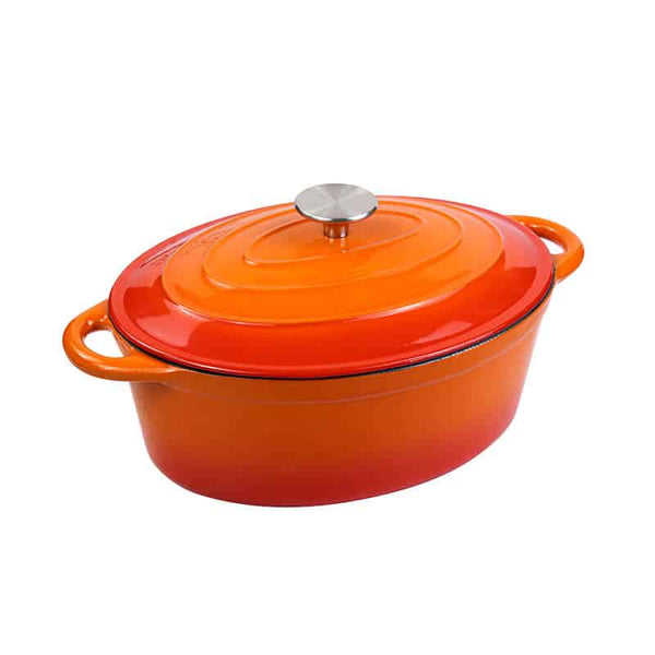 Perfect Dealz Oval Cast Iron Enamel Casserole