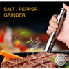 Chef Master Adjustable Salt & Pepper Grinder in use over grilled steak for precise seasoning control.