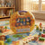 Animal Piano Kids Cartoon Musical Keyboard featuring colorful characters and numbers on a playful mat.