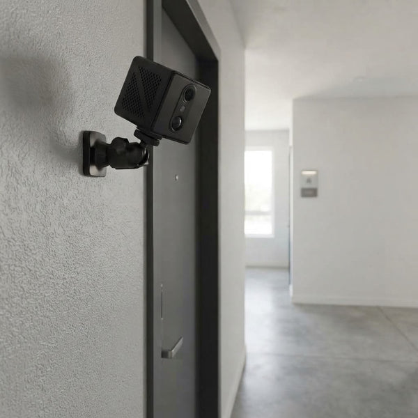 2MP 1080P Security Camera mounted on wall for indoor surveillance