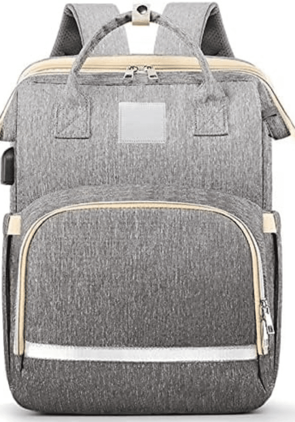 Portable Folding Crib Mommy Bag Bed Backpack image 1