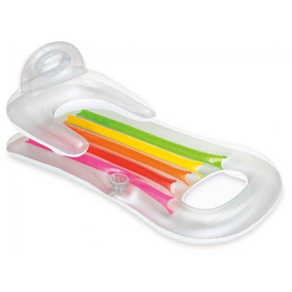 Colorful Inflatable Sea Mattress with Backrest image 2