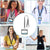 Portable Neck Strap Hanging Employee ID Card Holder image 0