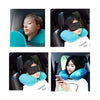 Air Pump U-Shape Washable Inflatable Travel Neck Pillow image 0