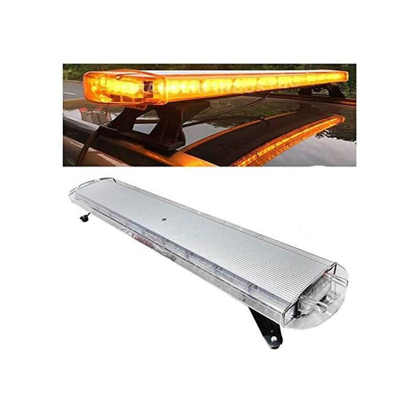 Perfect Dealz 100cm Yellow Light Vehicle Roof Top Warning Strobe Flash Light