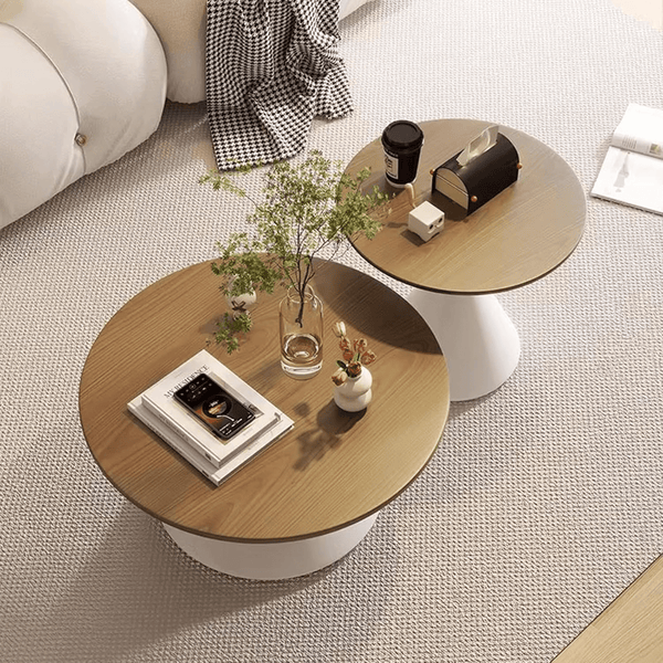 Perfect Dealz Forest Wood Coffee Table Set