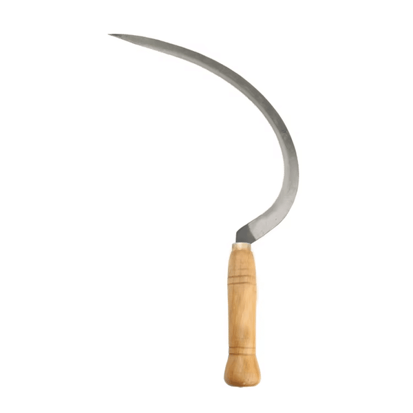 Wooden Handle Harvesting Sickle image 2