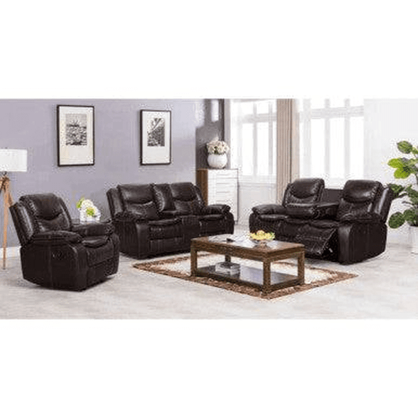 Perfect Dealz Luxury Recline Leather Sofa Trio