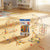 160-Piece Building Straws Construction Set displayed with colorful structures on a wooden floor.