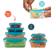 Perfect Dealz 6-Piece Airtight Stackable Fridge Storage Containers