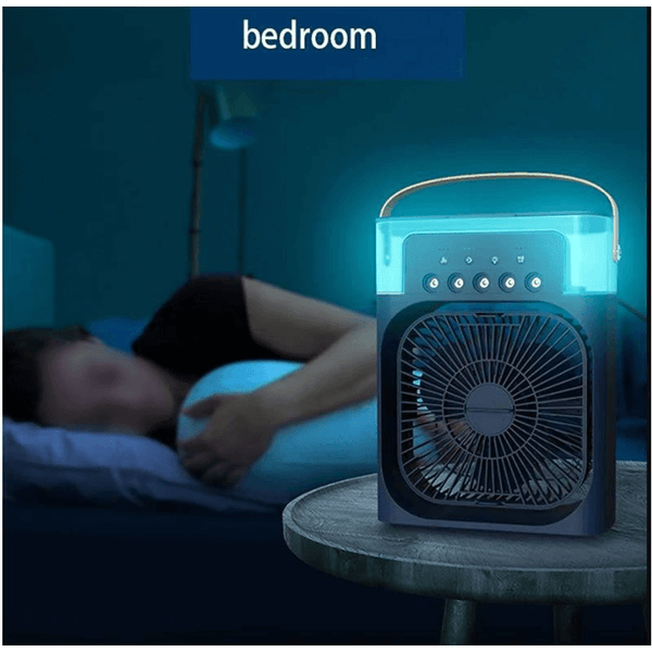 Perfect Dealz 7 Colours LED Portable Air Cooler Fan Medium