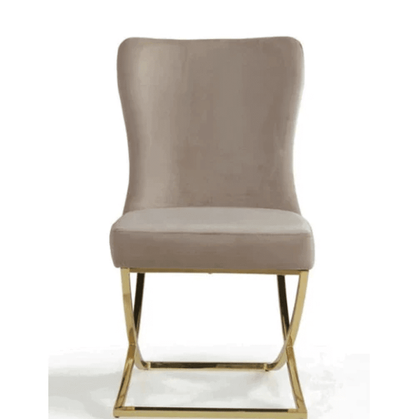 Perfect Dealz Velvet Blossom Button Back Dining Chair