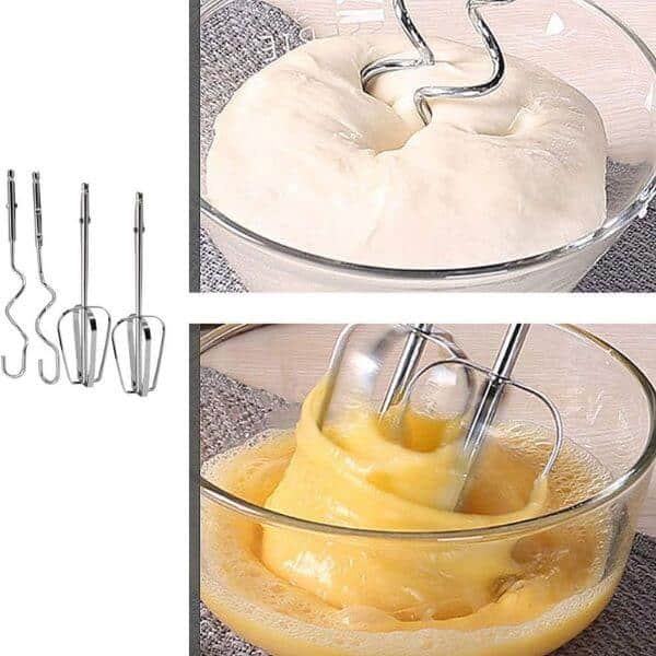 7 Speed Hand Mixer with Stand Mixer Stainless Steel Bowl image 1