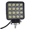48W Portable LED Spot Light with 15 bright LEDs for powerful illumination in outdoor settings.