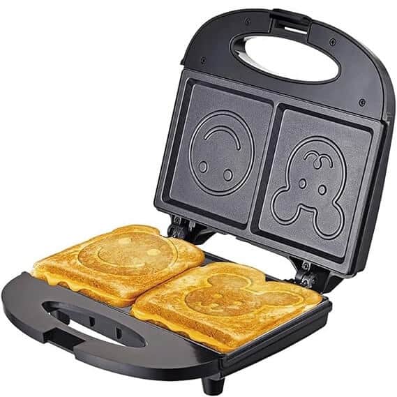 Perfect Dealz Nonstick Cartoon Pattern Sandwich Toaster