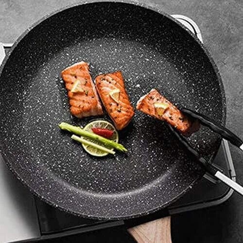 Perfect Dealz Black Aluminum Non-Stick Frying Pan - 20 cm