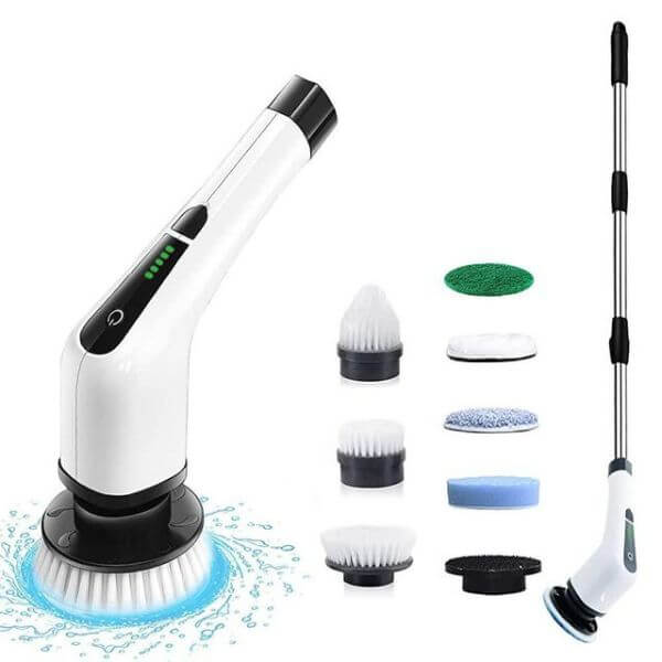 Perfect Dealz Rechargeable Cordless Electric Spin Scrubber Kit