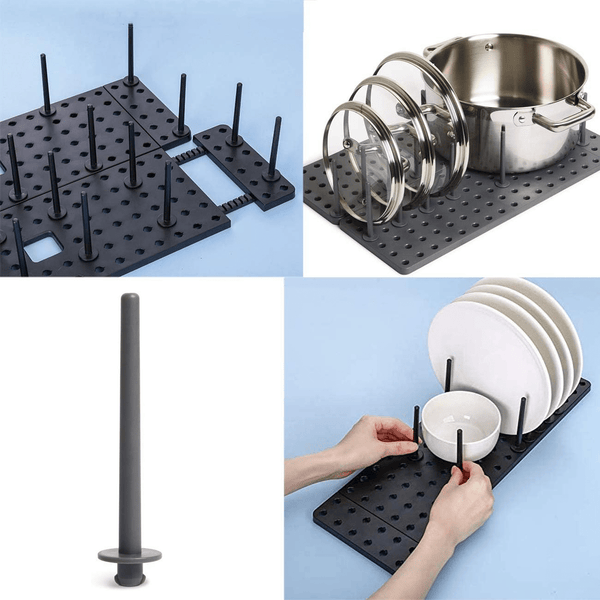 Perfect Dealz Space Saving Drain Rack Organizer