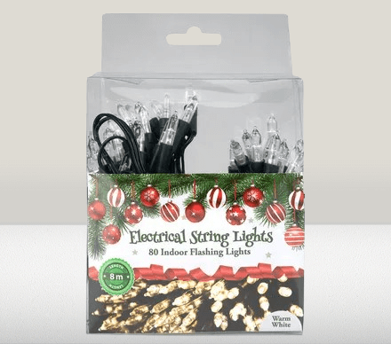 Festive Battery-Powered Pinecone LED String Lights – 1.5 m