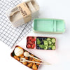 900ml 3-Layer Kids Bento Lunch Box with Spoon & Fork