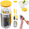 6 in 1 Baby Bottle Cleaning Kit Travel Set with brushes and accessories for easy cleaning.
