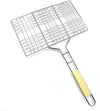 Large Stainless Steel Barbecue Grilling Basket image 1