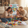 Family playing with the 50-Piece Creative Building Set, enjoying imaginative play and hands-on building activities.