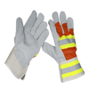 Perfect Dealz Reflective Leather Safety Palm Welding Gloves