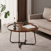 2 Piece Living Room Round Coffee Table image 2
