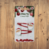 Perfect Dealz Festive Christmas Snap Clips Set (2-Piece)