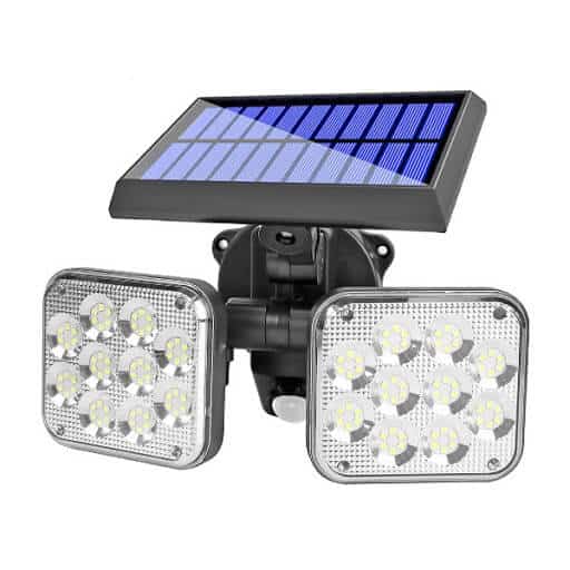 120 SMD LED Outdoor Double Head Solar Sensor Light image 1