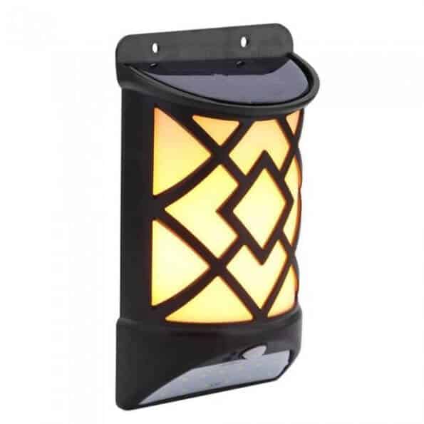 Perfect Dealz Solar LED Lamp with Flame Effect