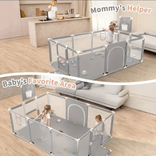 Baby Playpen With Basketball Hoop� image 2