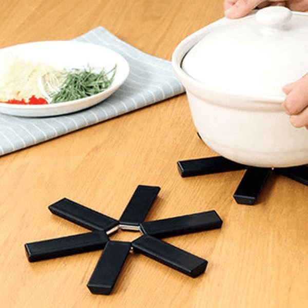 Perfect Dealz Set of 2 Foldable Heat-Resistant Pot Mats