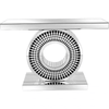 Perfect Dealz Crystal Teardrop Mirrored Console Table