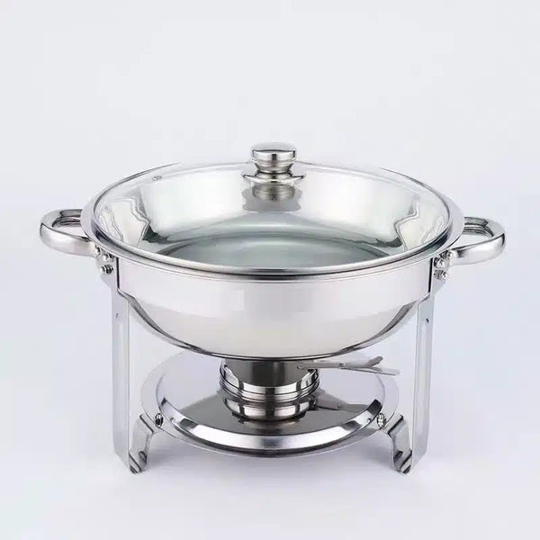 5L Luxury Stainless Steel Silver Buffet Chafing Dish image 2