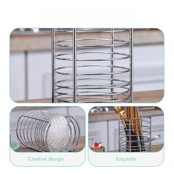 Perfect Dealz Round Cutlery Holder