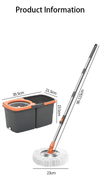 360� Rotating Microfibre Magic Spin Mop & Bucket image 7