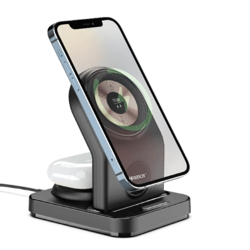 15W 3-in-1 Fast Wireless Charging Station image 3