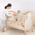 Perfect Dealz Adjustable Wooden Baby Crib