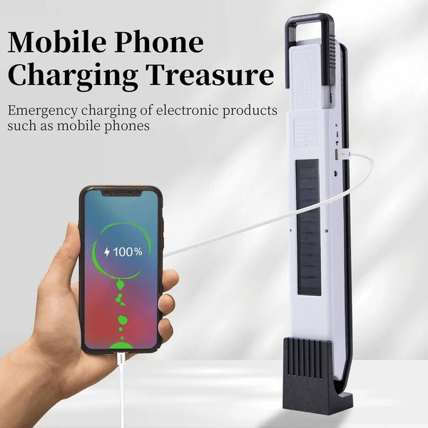 Perfect Dealz Rechargeable LED Light with Solar Panel