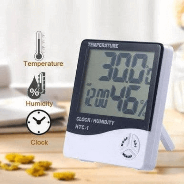 Perfect Dealz Digital Thermometer & Hygrometer with LCD Display